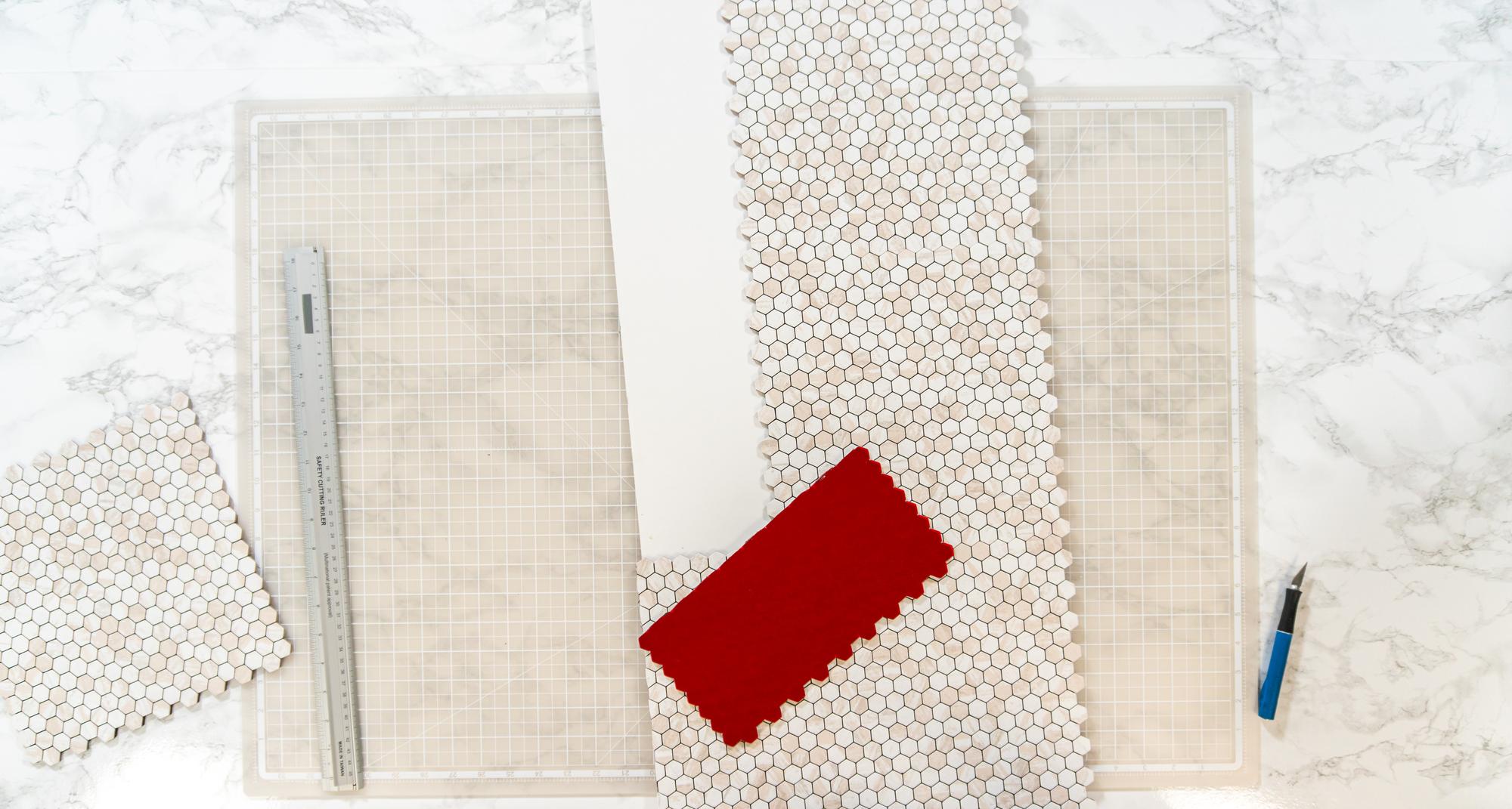stack of embroidered sample cards